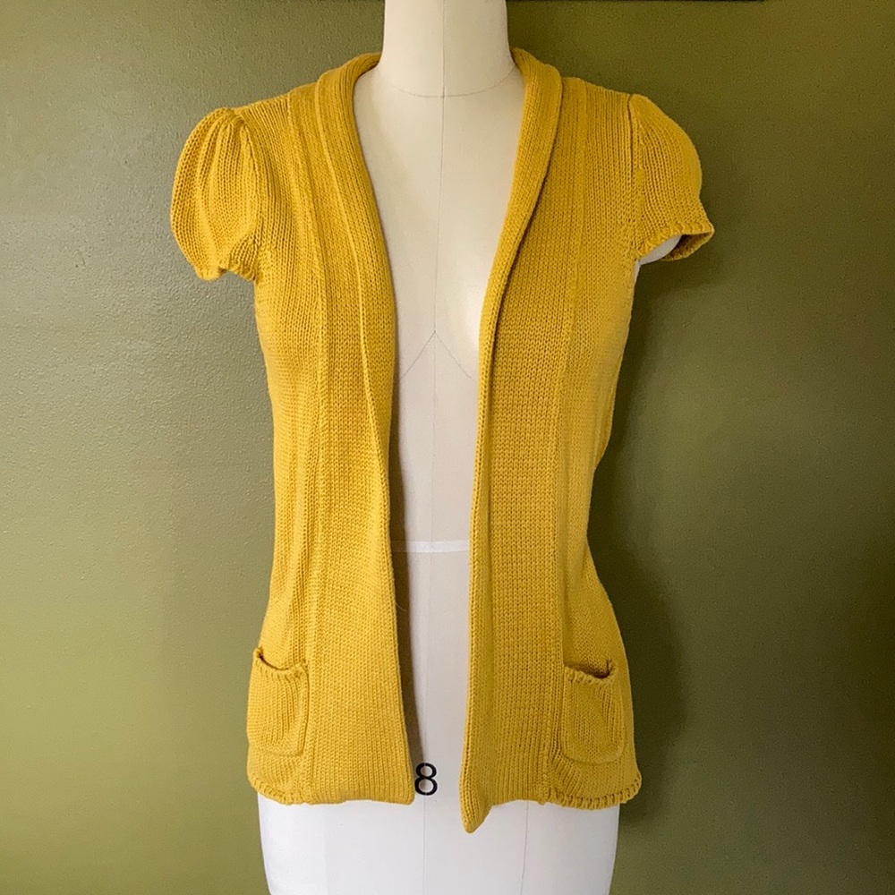 Worthington short sleeve cardigan sweater